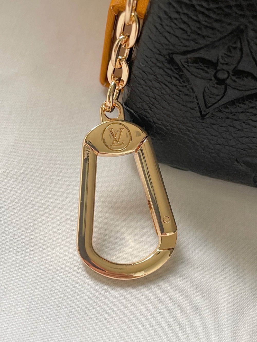 Louis Vuitton Monogram Canvas Key Pouch Coin Purse Pochette Cles Black - Picture 4 of 10
